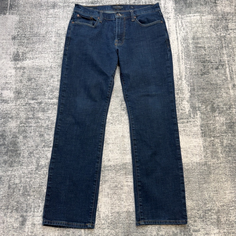 Lucky Brand Jeans Mens 31x30 (30x29) Dark Wash 363 Straight Stretch Denim Casual